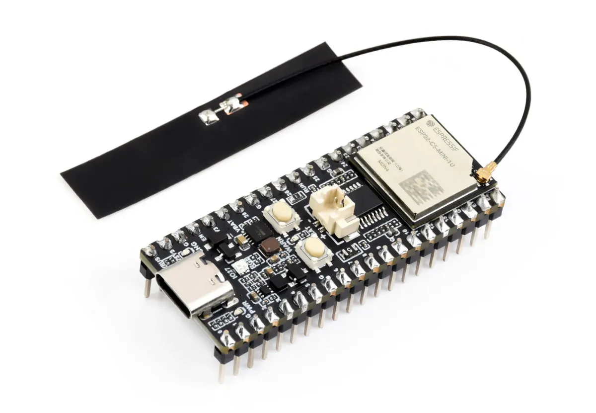 Плата Waveshare ESP32-C5 Pico в форм-факторе Raspberry Pi Pico