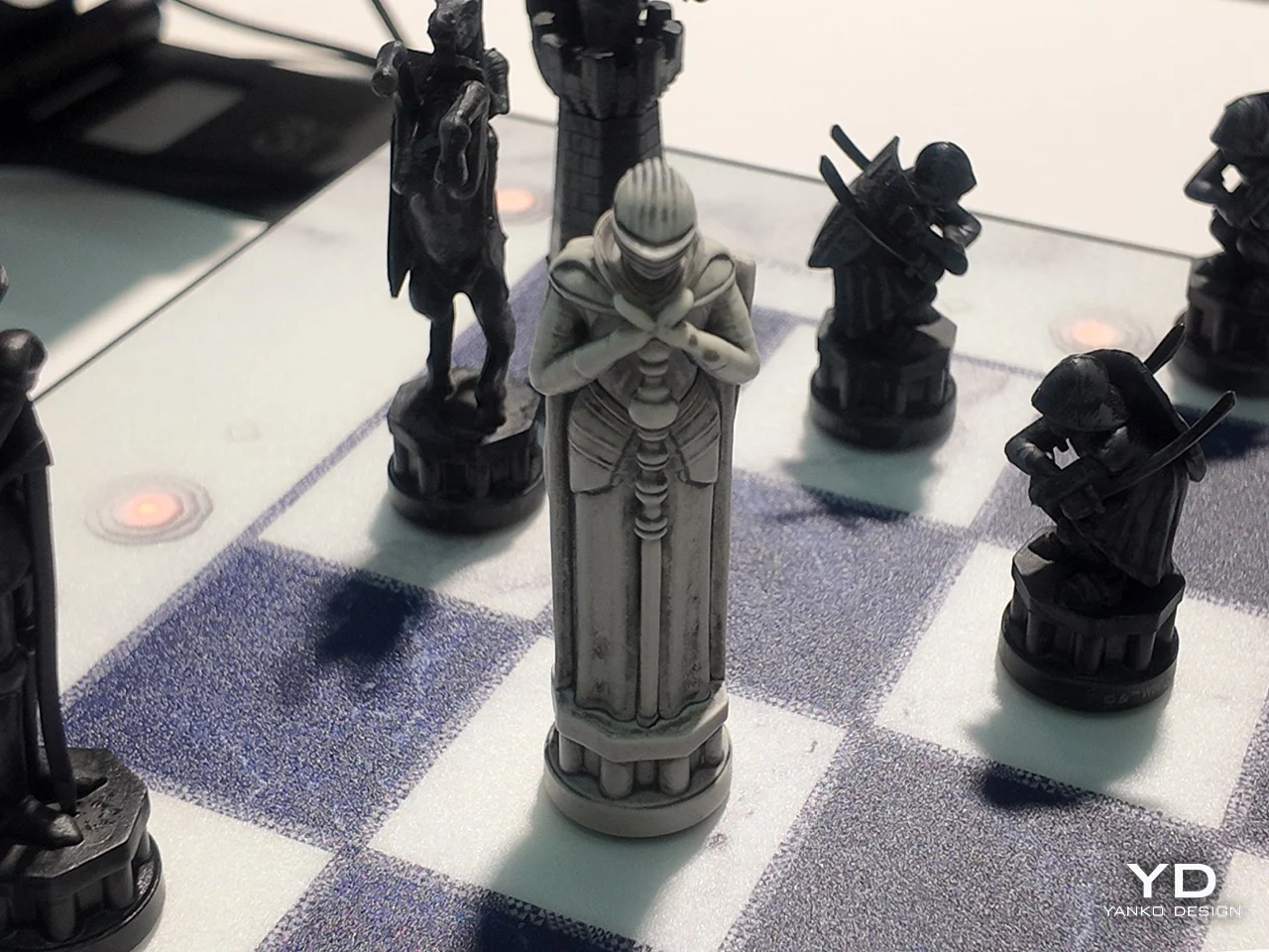 Игровое поле доски с текстурой прожилковатого мрамора