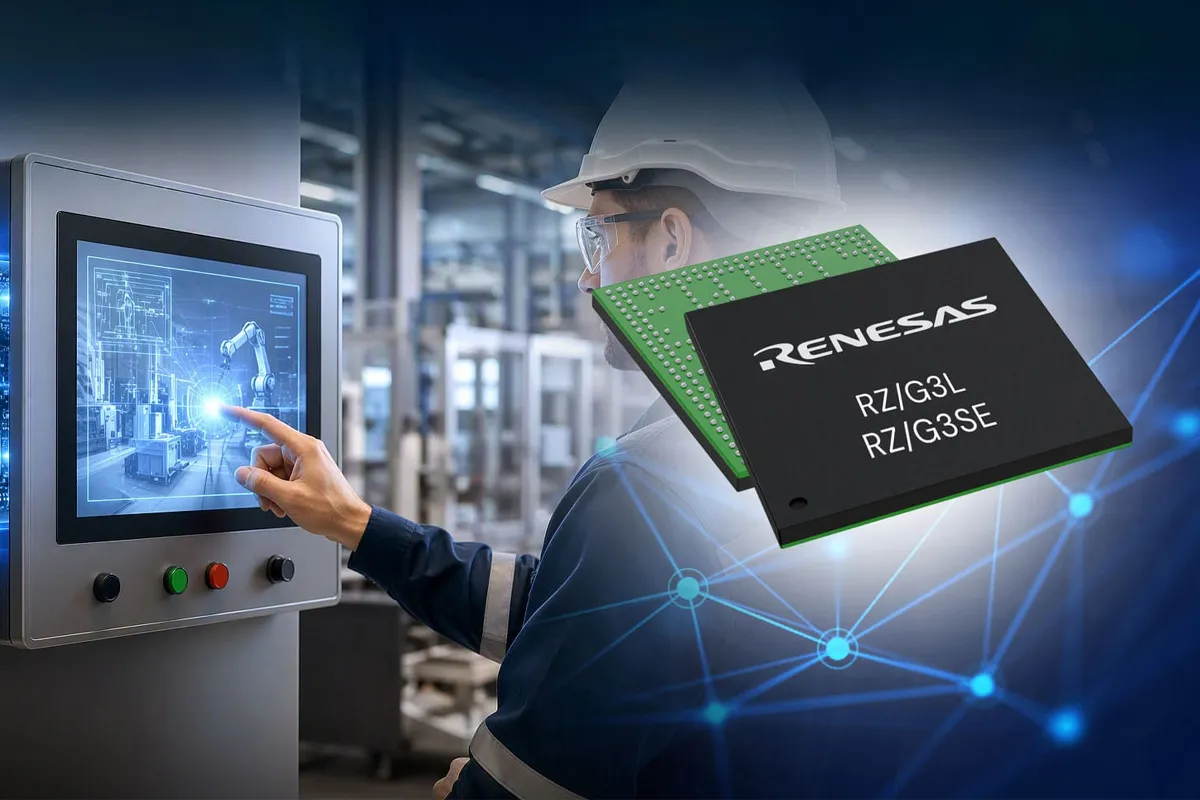 Процессоры Renesas RZ/G3L и RZ/G3SE на печатной плате