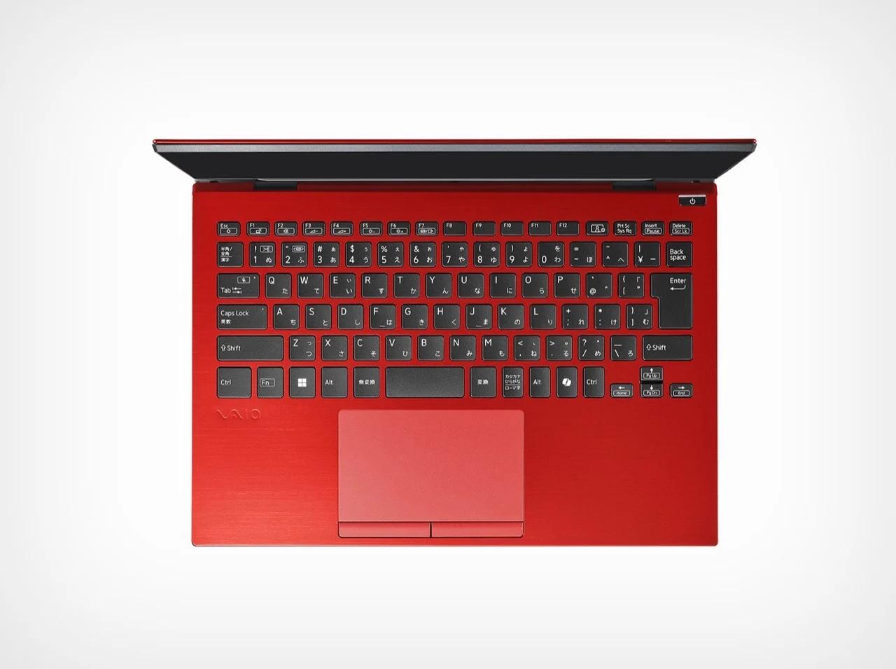 Клавиатура и корпус ноутбука VAIO T крупным планом