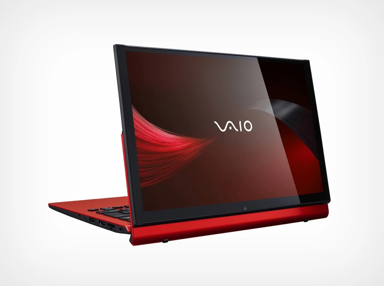 VAIO T в режиме показа: экран развёрнут к собеседнику