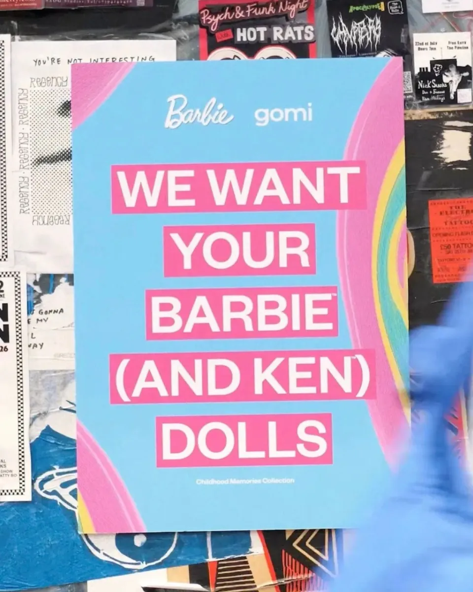 Изделия коллекции Barbie x gomi ручной работы