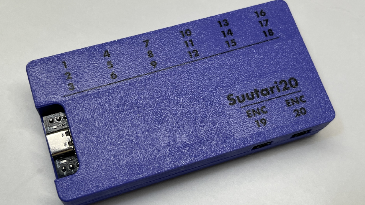 Модульный макропад suutari20, собранный на аудиоразъёмах