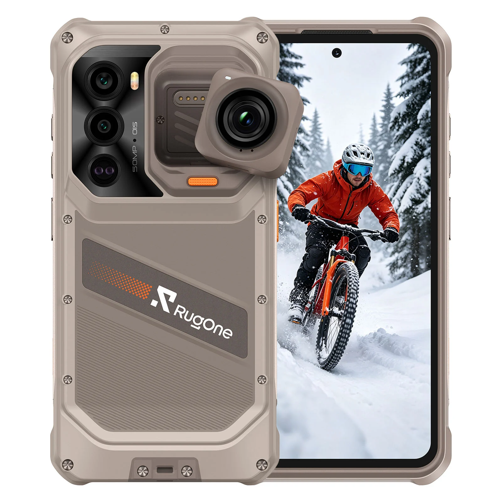 Задняя панель RugOne Xsnap 7 Pro с основной и инфракрасной камерами