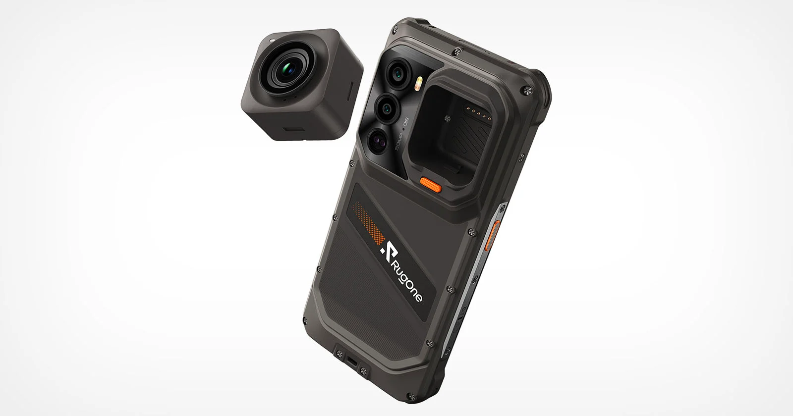 Защищённый смартфон RugOne Xsnap 7 Pro с модулем экшн-камеры