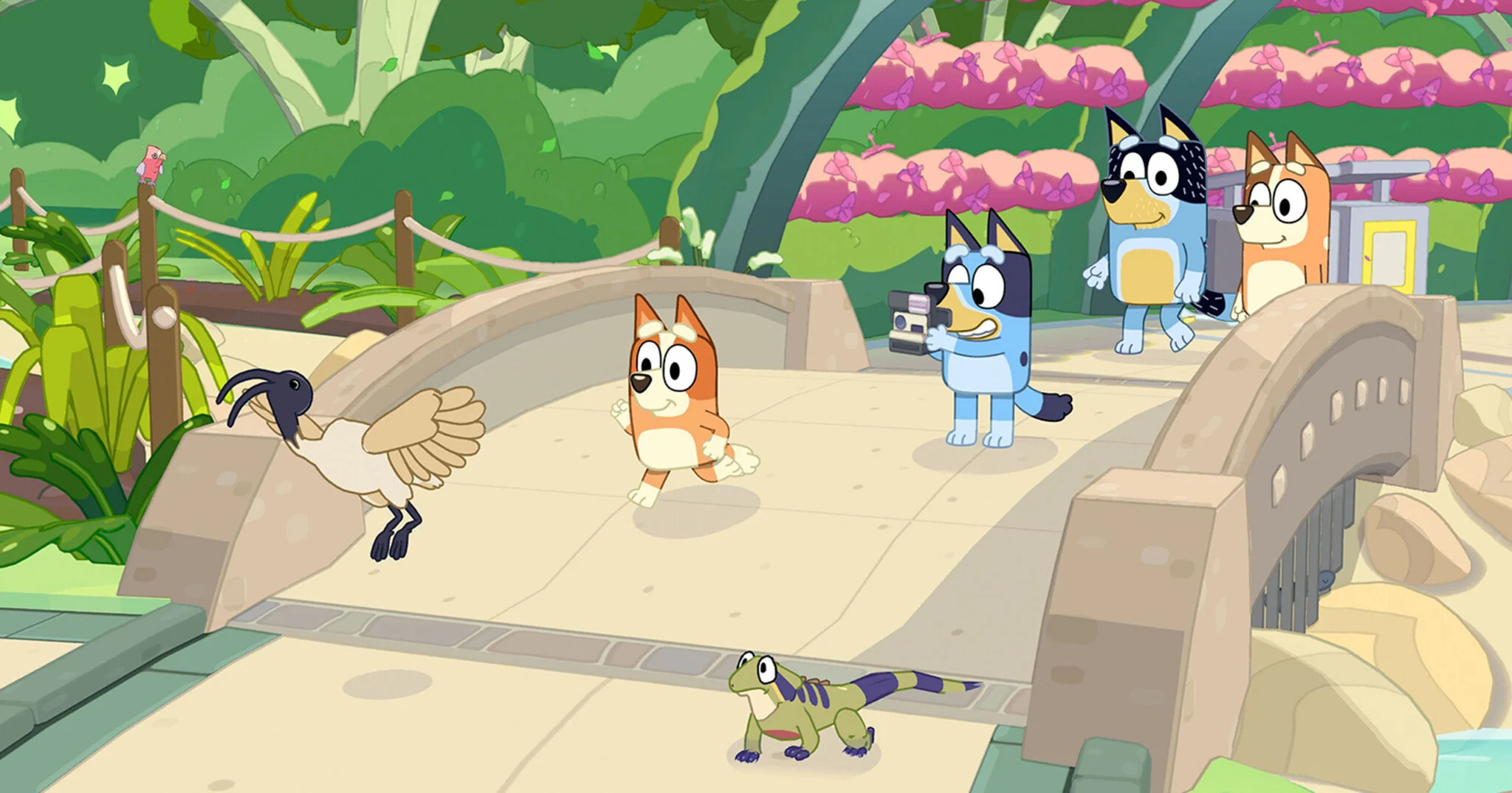 Скриншот игрового процесса Bluey’s Happy Snaps