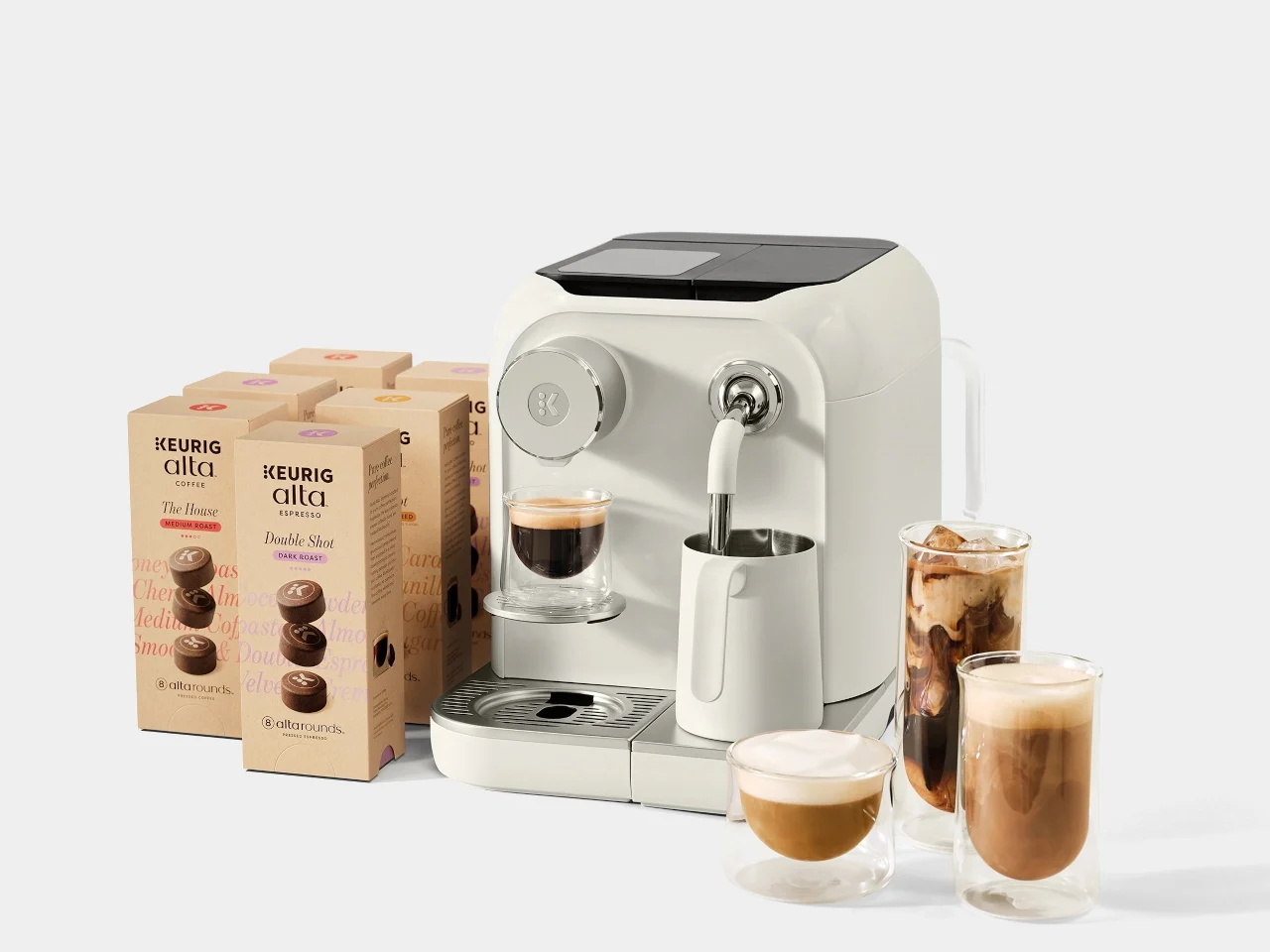 Кофемашина Keurig Alta в разных вариантах расцветки