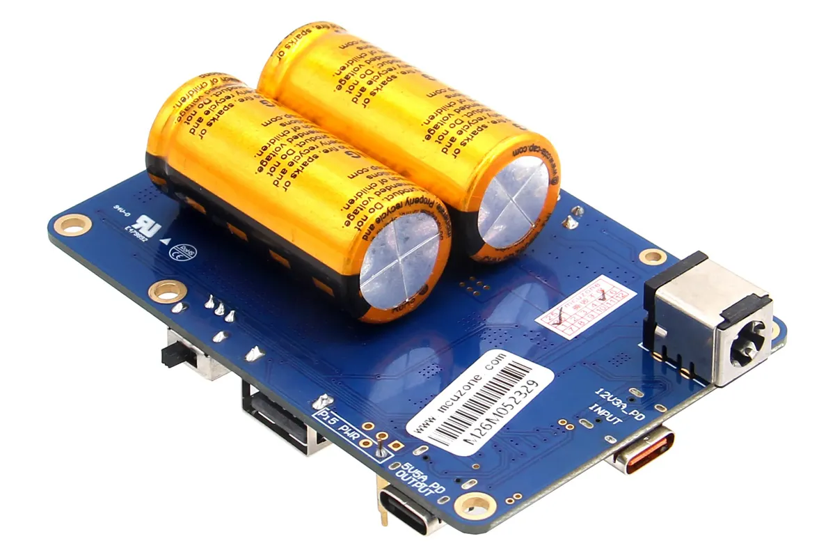 Модуль бесперебойного питания Geekworm UPS Scap 5V5A для Raspberry Pi 5