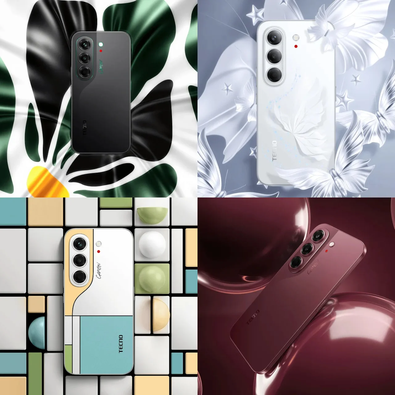 Камера TECNO CAMON Slim 5G крупным планом