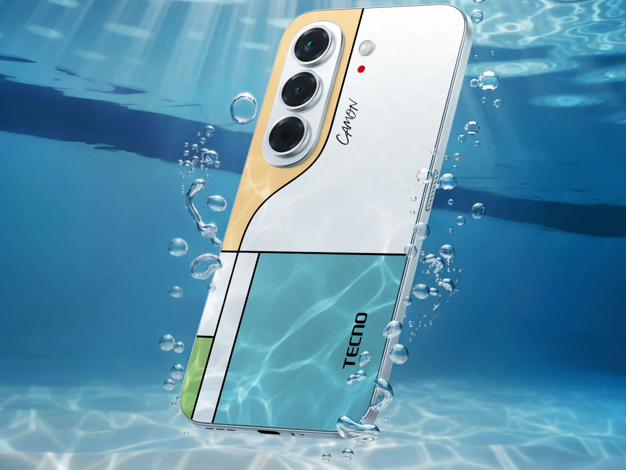 Профиль TECNO CAMON Slim 5G с изгибом корпуса