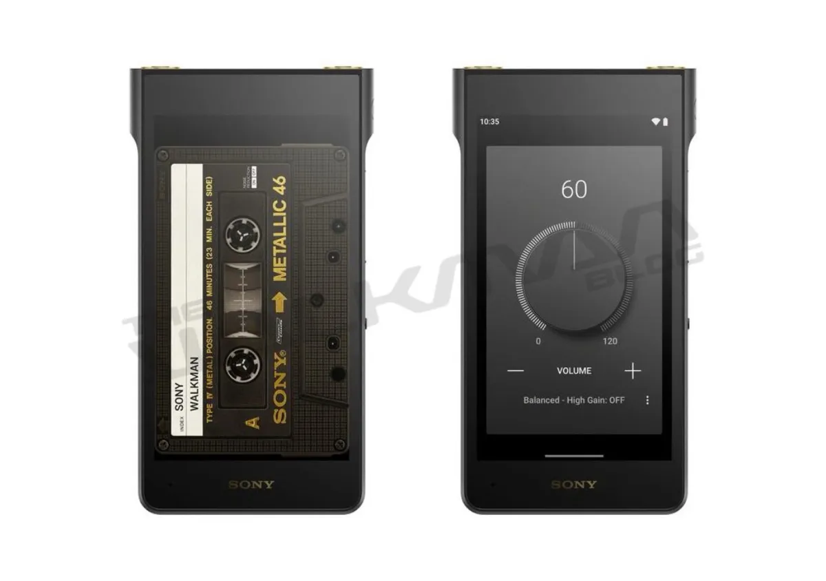 Корпус флагманского плеера Sony Walkman, общий вид
