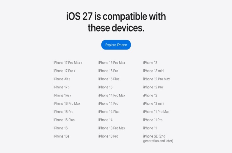 Siri AI в iOS 27