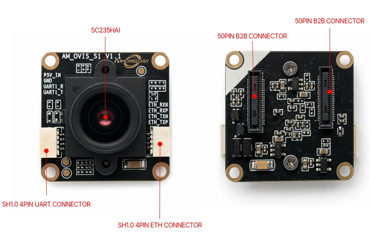 Плата Ovis Sensor с объективом
