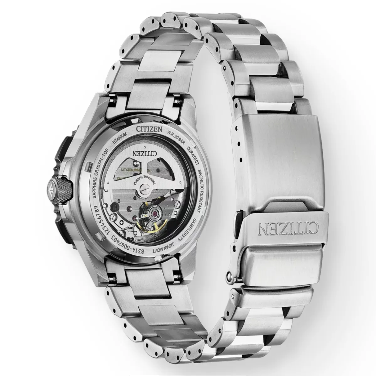 Титановый браслет часов Citizen Promaster Sky Navihawk