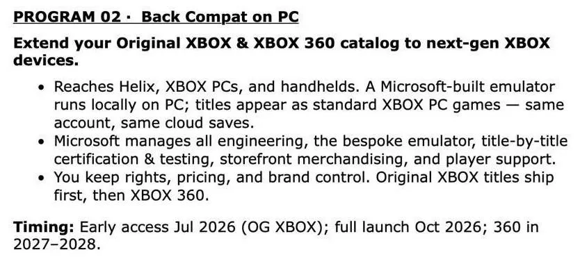Скриншот утёкшего меморандума Microsoft для издателей