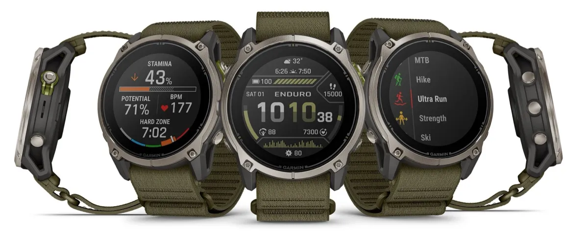 Garmin Enduro 4 — корпус с титановым безелем