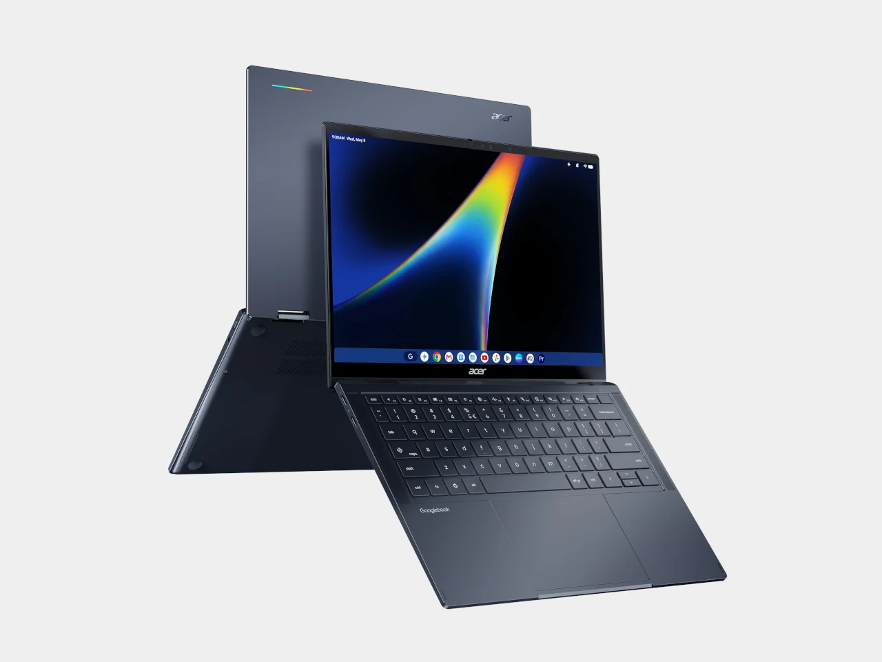 Ноутбук Acer Googlebook 14 со световой полосой Glowbar на крышке