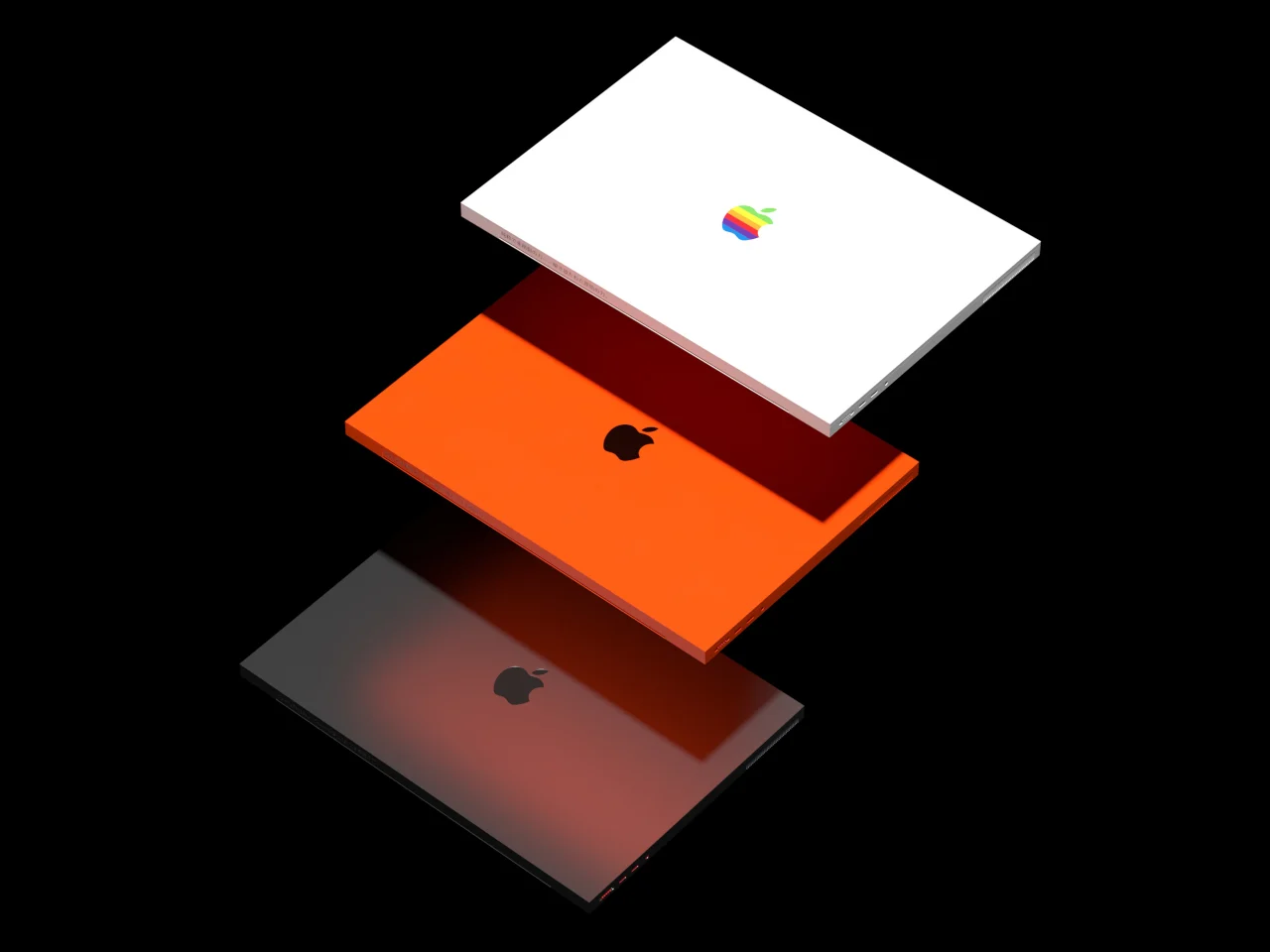 MacBook Brutal — финальный рендер концепта