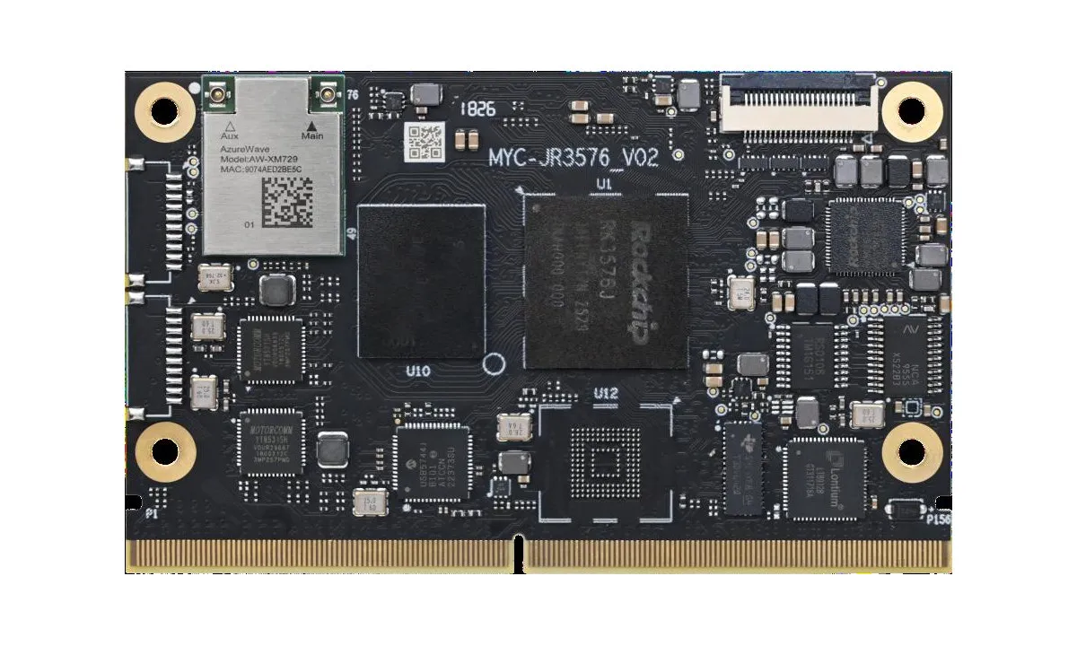Модуль MYIR MYC-JR3576 на процессоре Rockchip RK3576