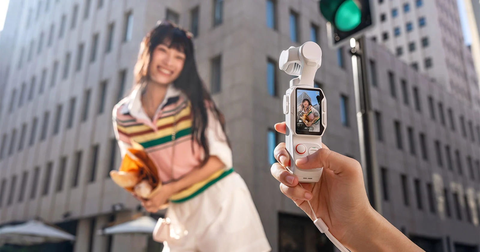 Insta360 Luna Pro при съёмке вертикального видео для коротких роликов
