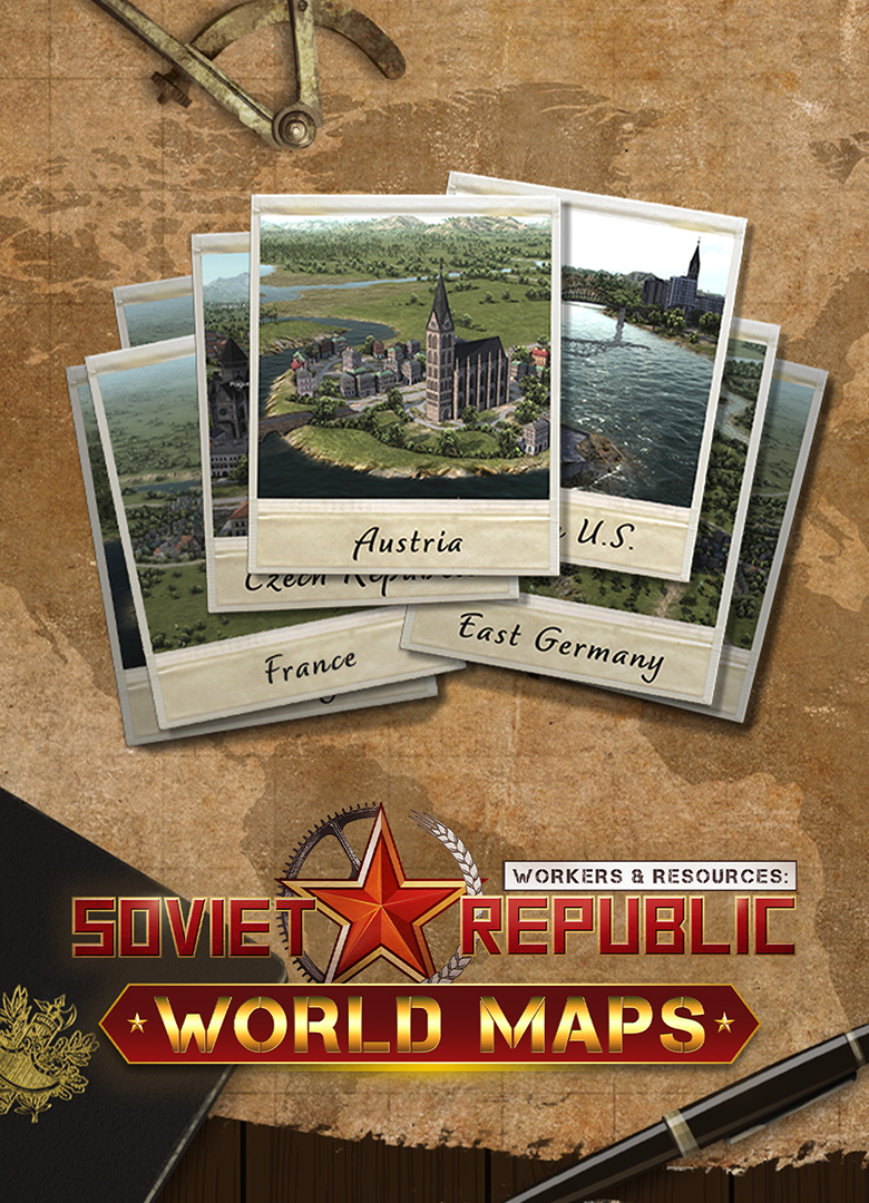Обложка игры Workers & Resources: Soviet Republic - World Maps