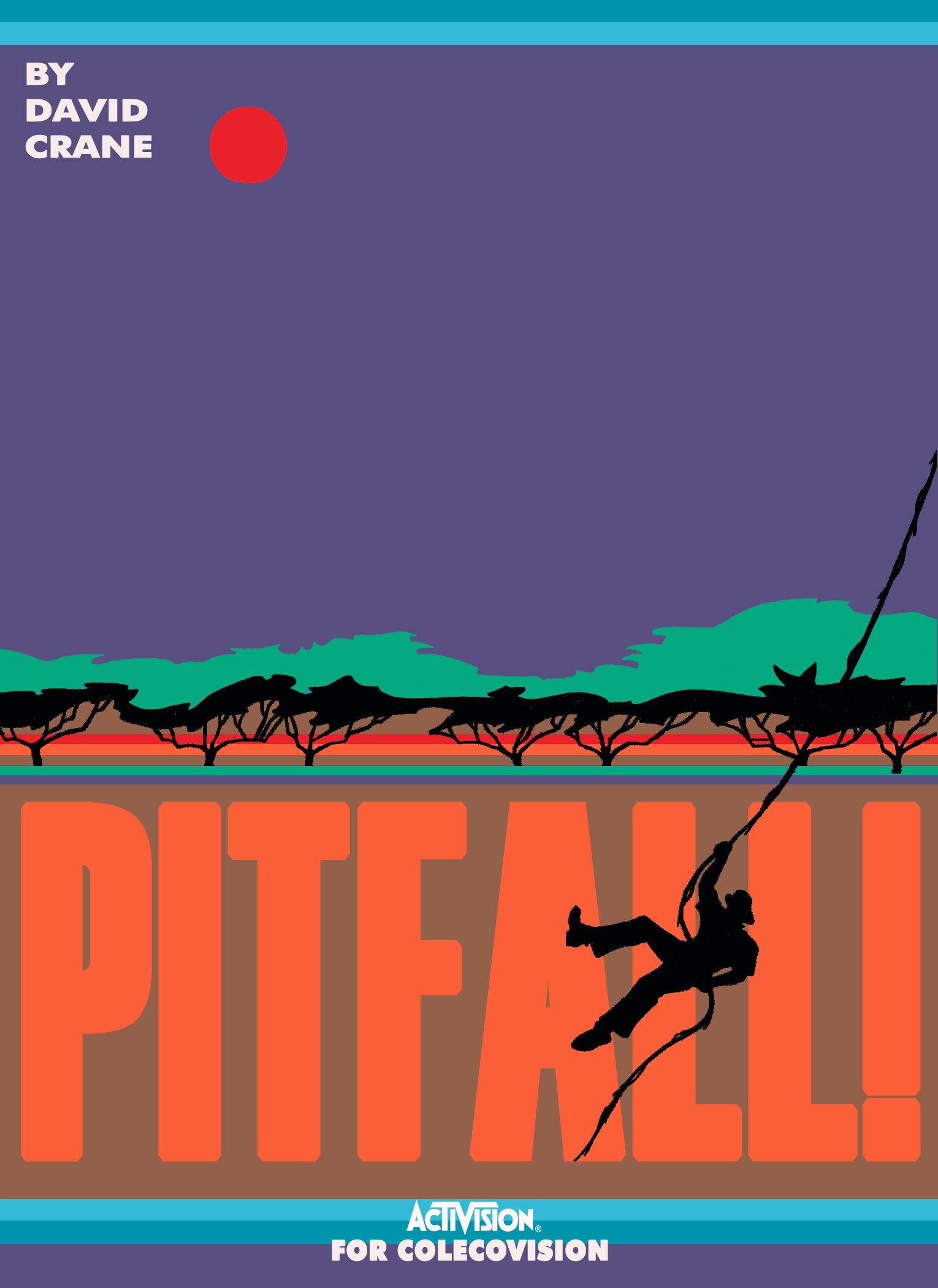 Обложка игры Pitfall!