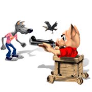 Обложка игры Храбрый поросенок