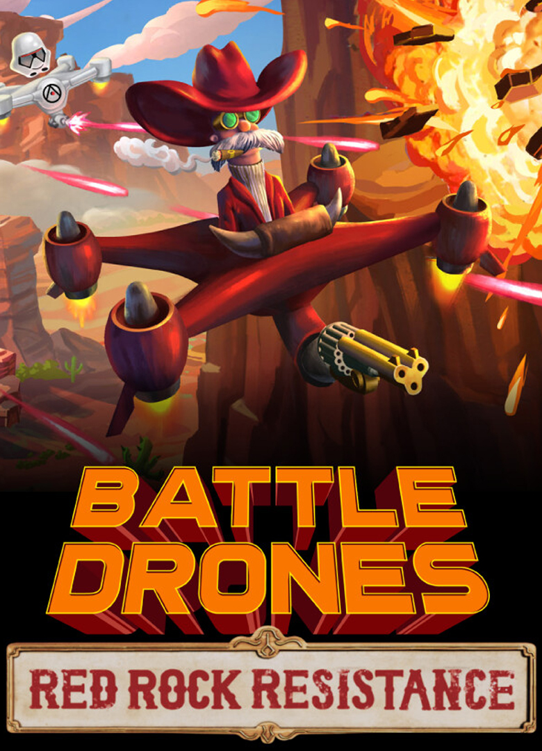 Обложка Battle Drones: Red Rock Resistance