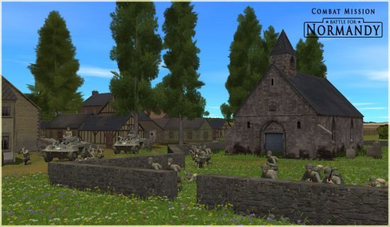 Скриншот из игры Combat Mission: Battle for Normandy Commonwealth Forces - 3