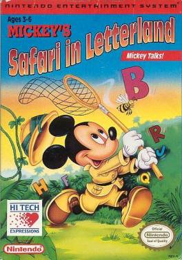 Обложка игры Mickey's Safari In Letterland