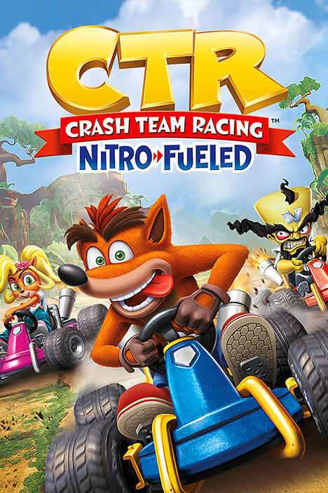 Обложка игры Crash Team Racing Nitro-Fueled