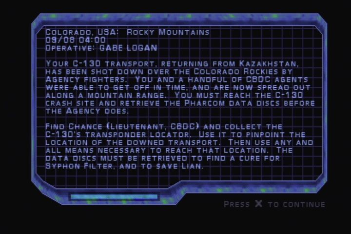 Скриншот из игры Syphon Filter 2 - 44