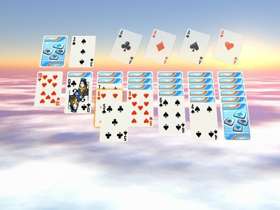 Скриншот из игры Air Solitaire - 4