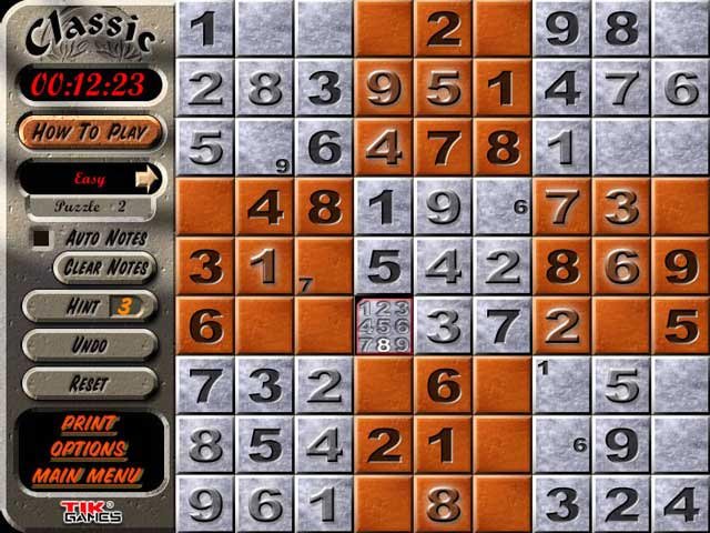 Скриншот из игры Sudoku Latin Squares - 1