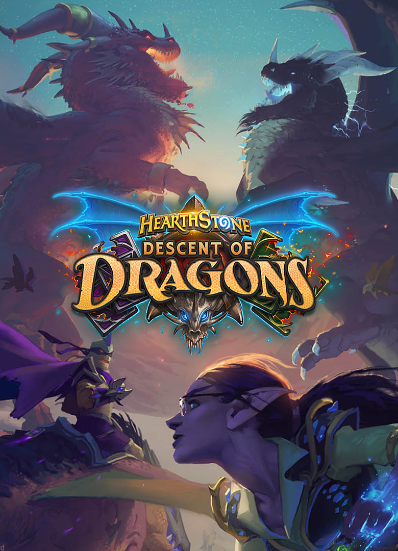 Обложка игры Hearthstone: Descent of Dragons