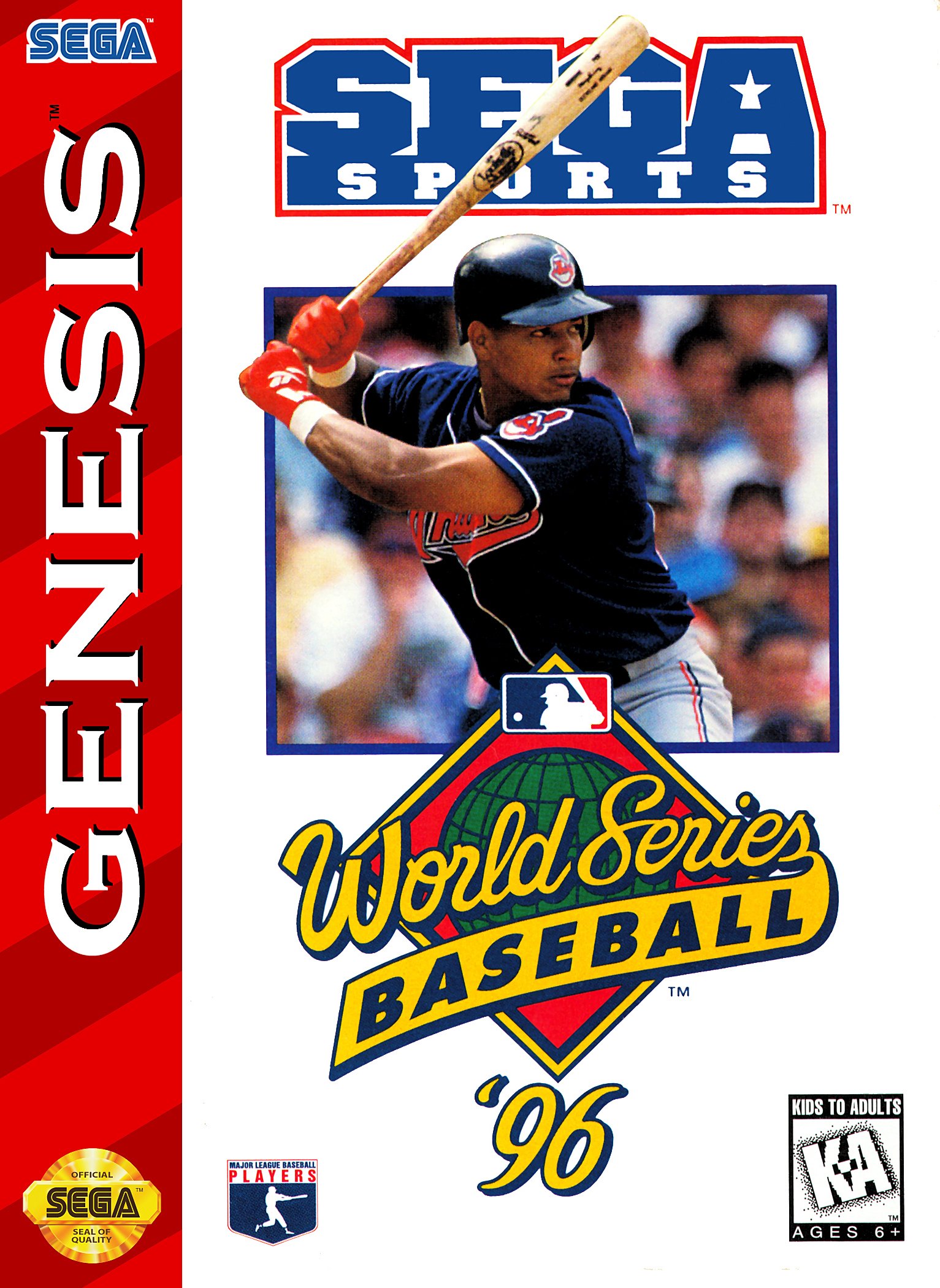 Обложка игры World Series Baseball '96