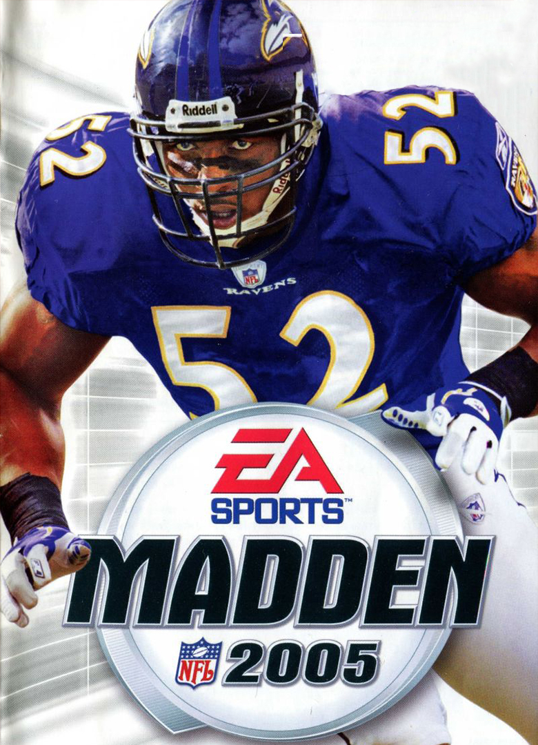 Обложка игры Madden NFL 2005