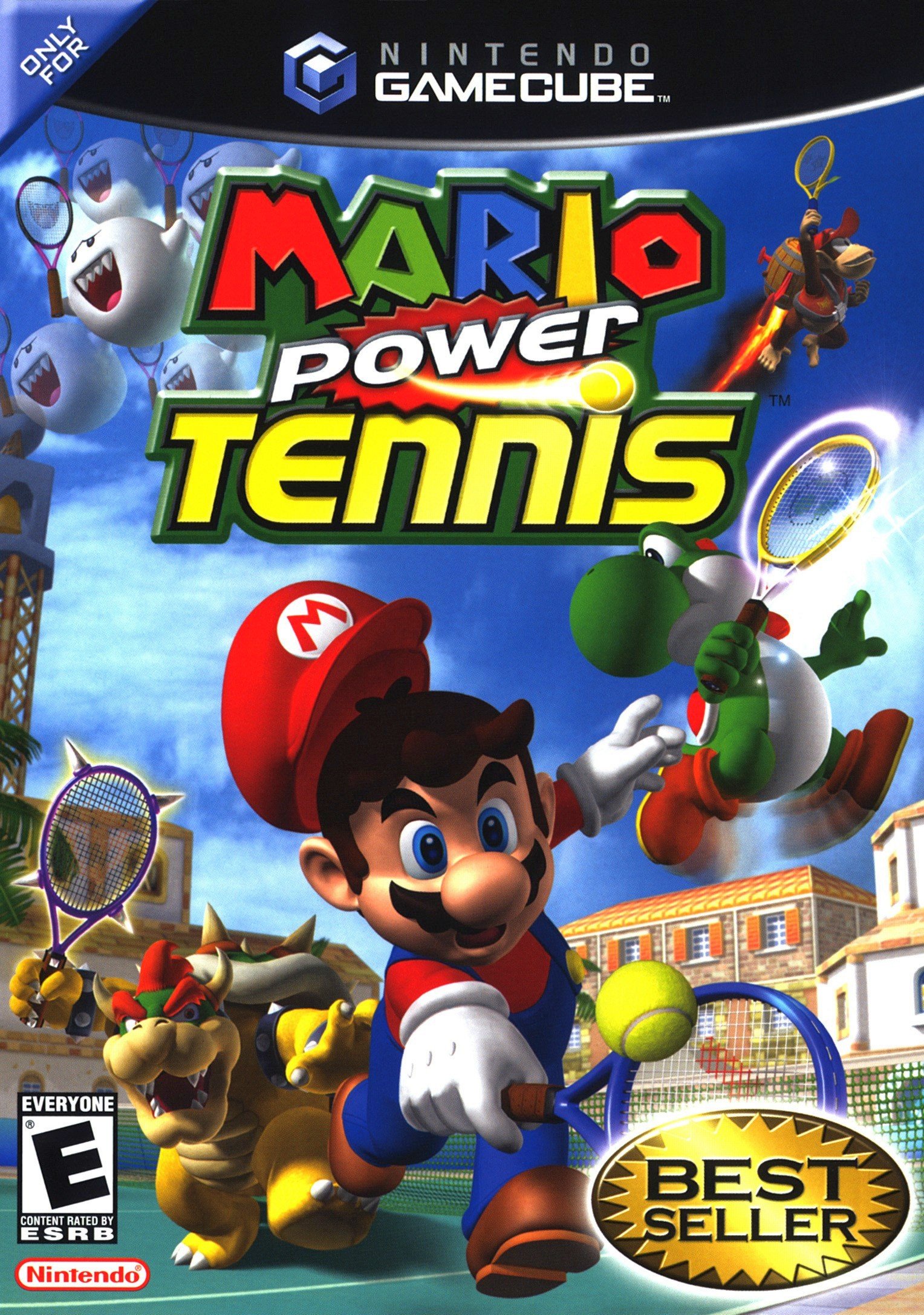 Обложка игры Mario Power Tennis