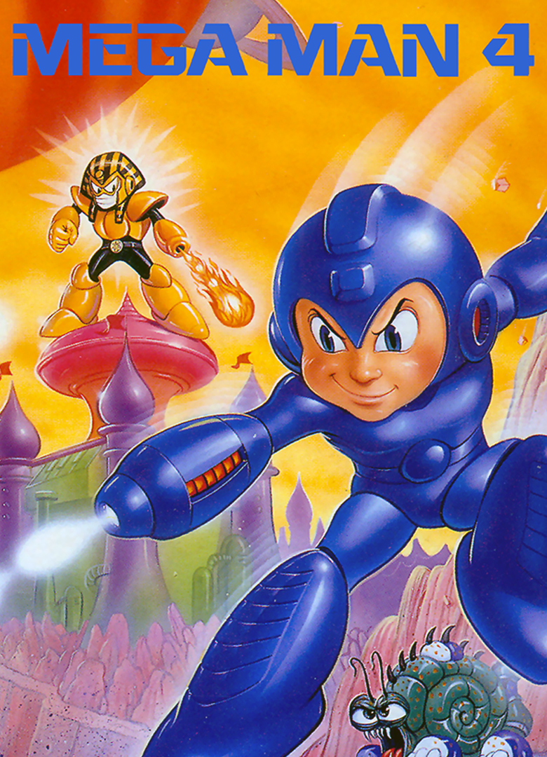 Обложка игры Mega Man 4