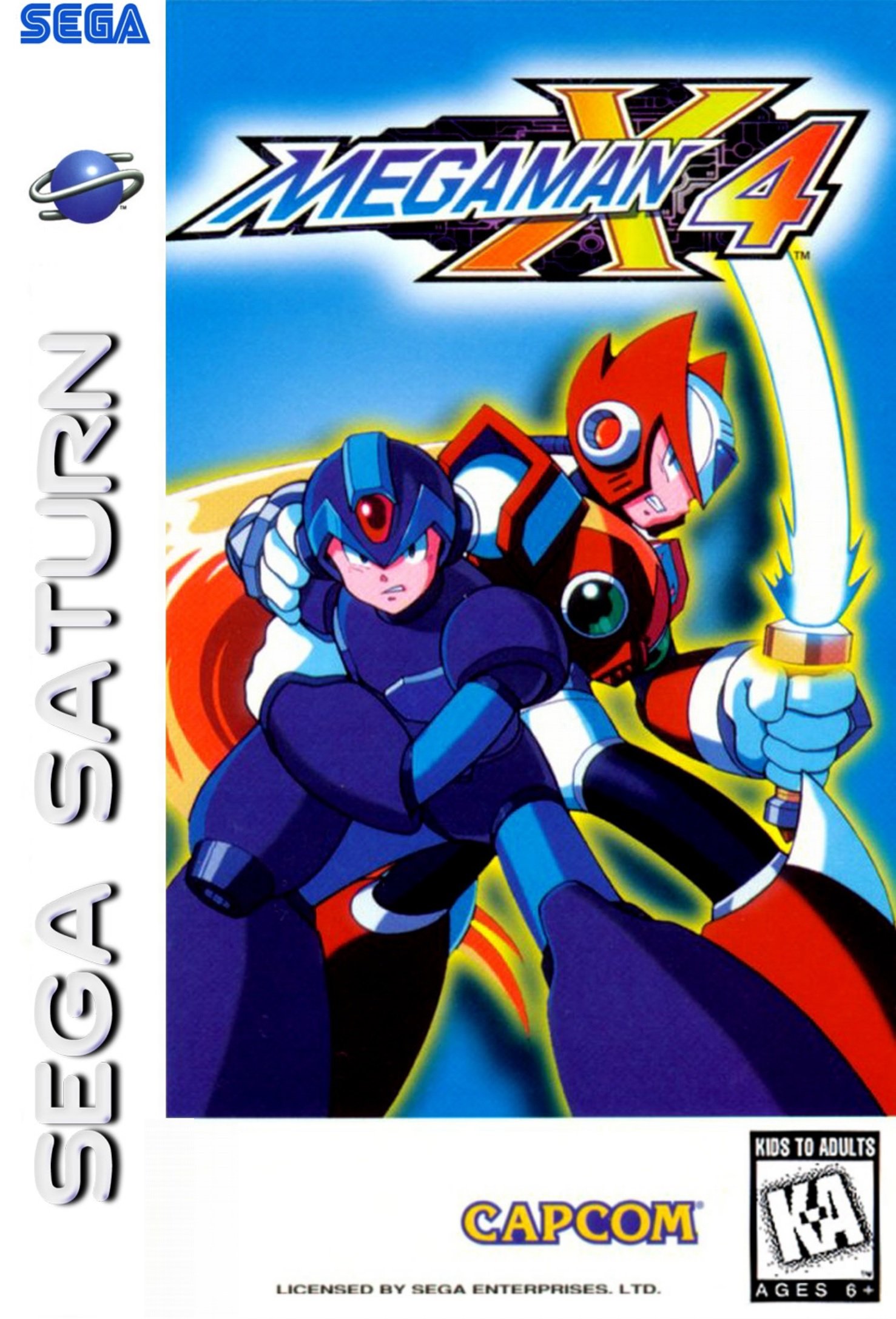 Обложка игры Mega Man X4