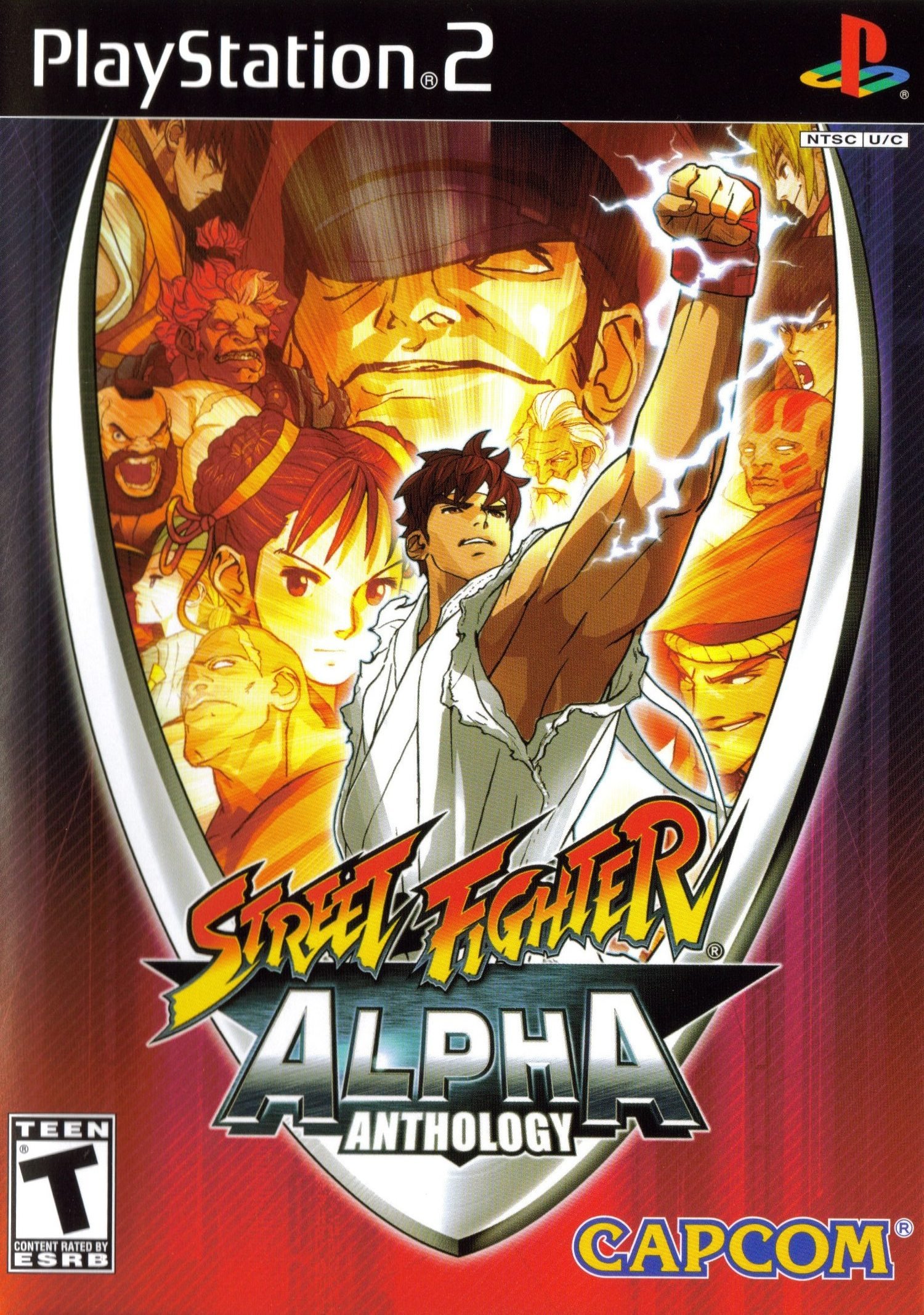 Обложка игры Street Fighter Alpha Anthology