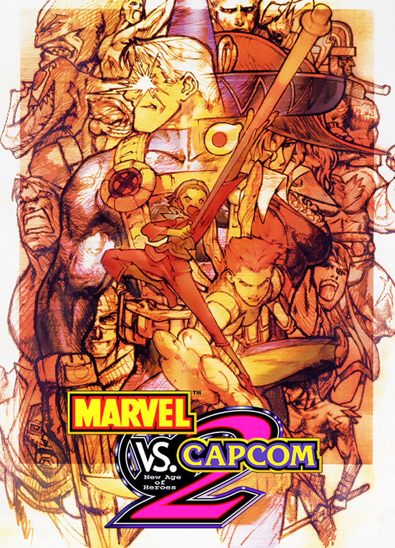 Обложка Marvel vs. Capcom 2: New Age of Heroes