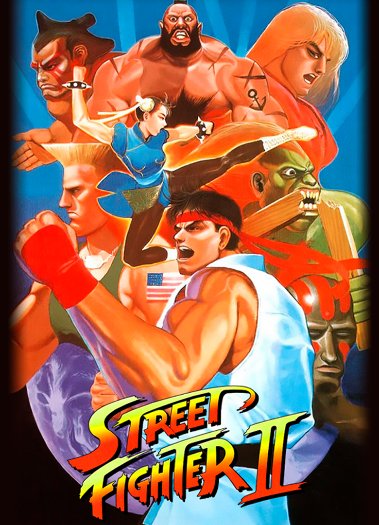 Обложка игры Street Fighter 2