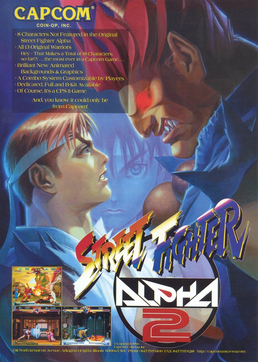 Обложка игры Street Fighter Alpha 2