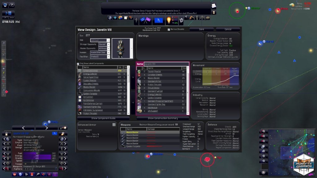 Скриншот из игры Distant Worlds: The Return of the Shakturi - 5