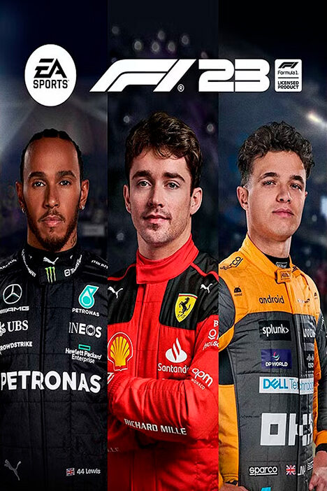 Обложка игры F1 23