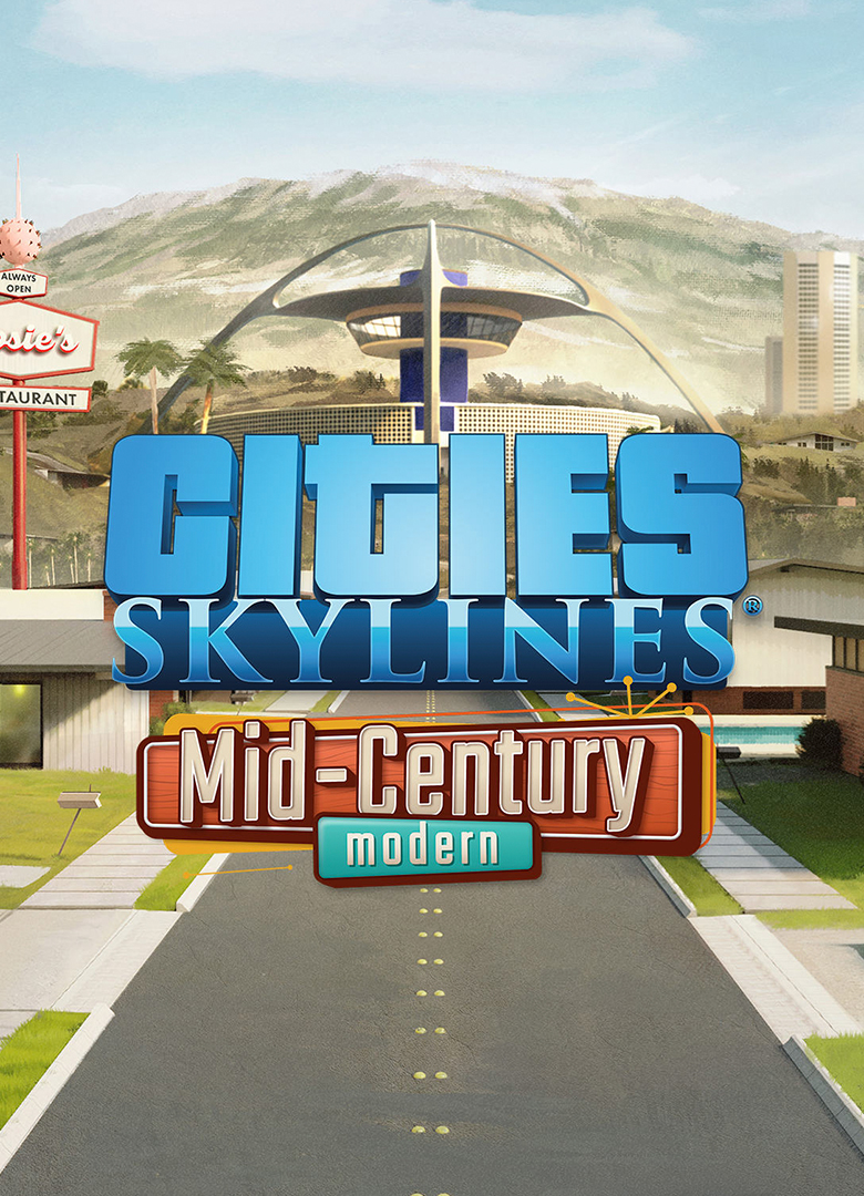 Обложка игры Cities: Skylines - Mid-Century Modern