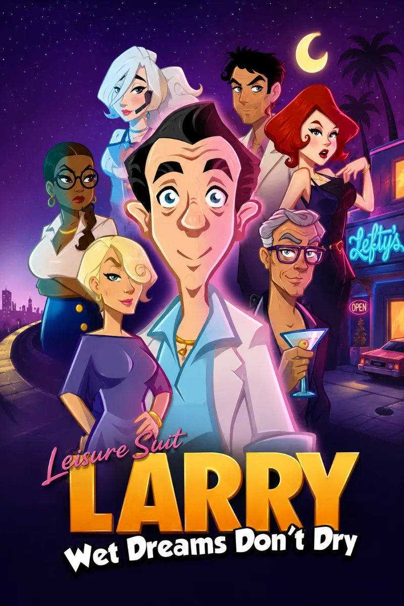 Обложка игры Leisure Suit Larry - Wet Dreams Don't Dry