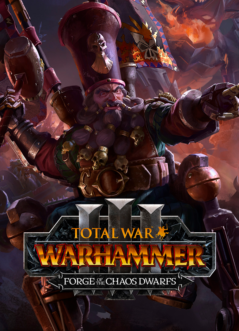 Обложка игры Total War: Warhammer 3 - Forge of the Chaos Dwarfs