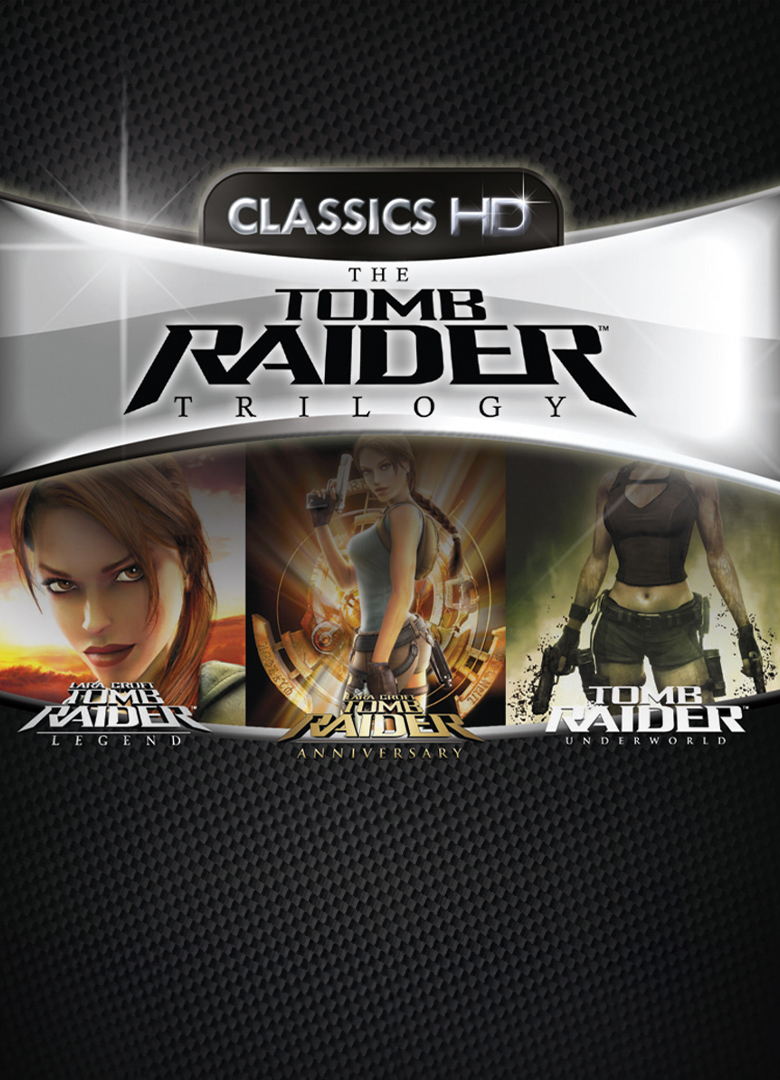 Обложка игры The Tomb Raider Trilogy